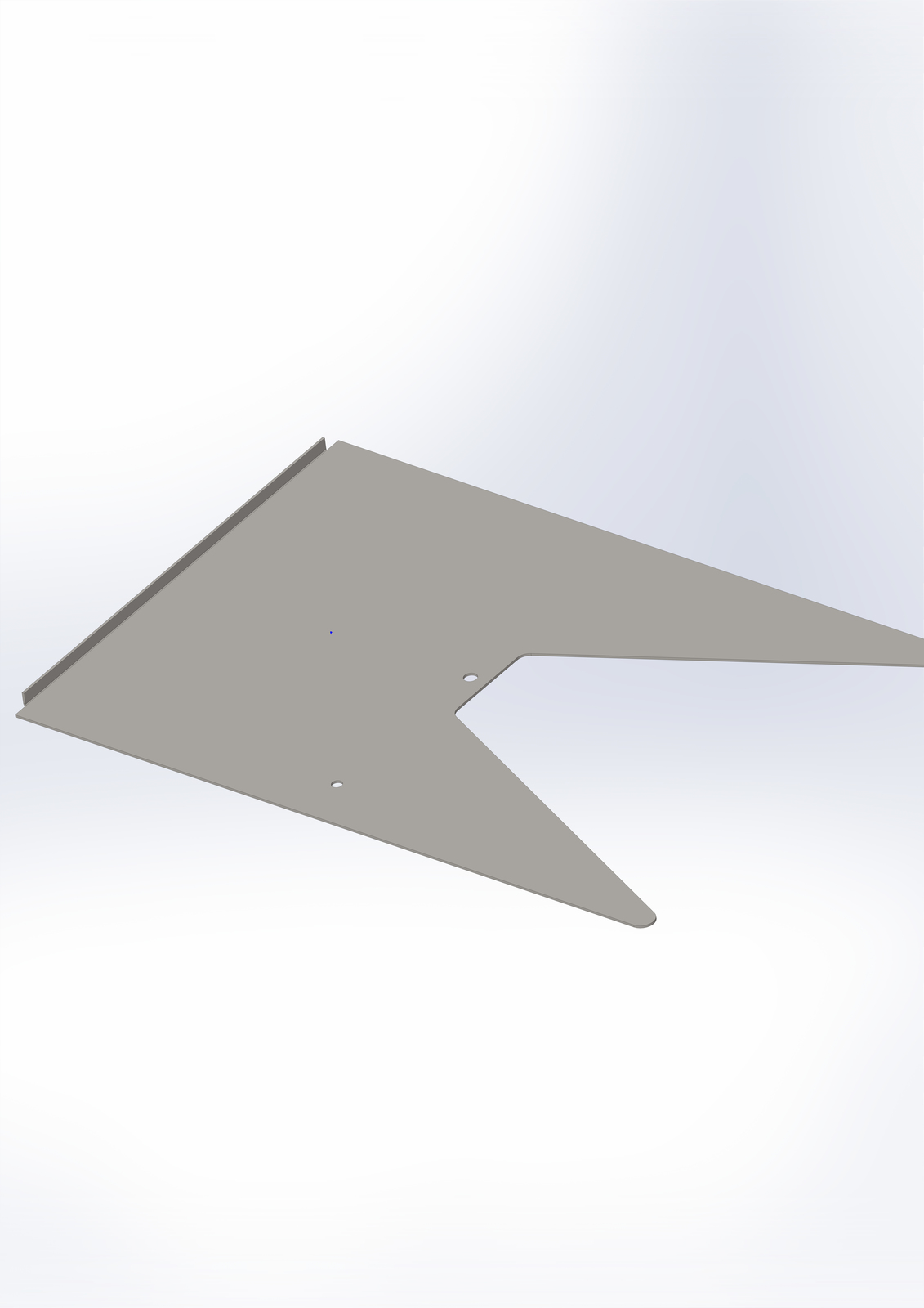 Shutter plate - 2mm Galv f/Shutter SR25